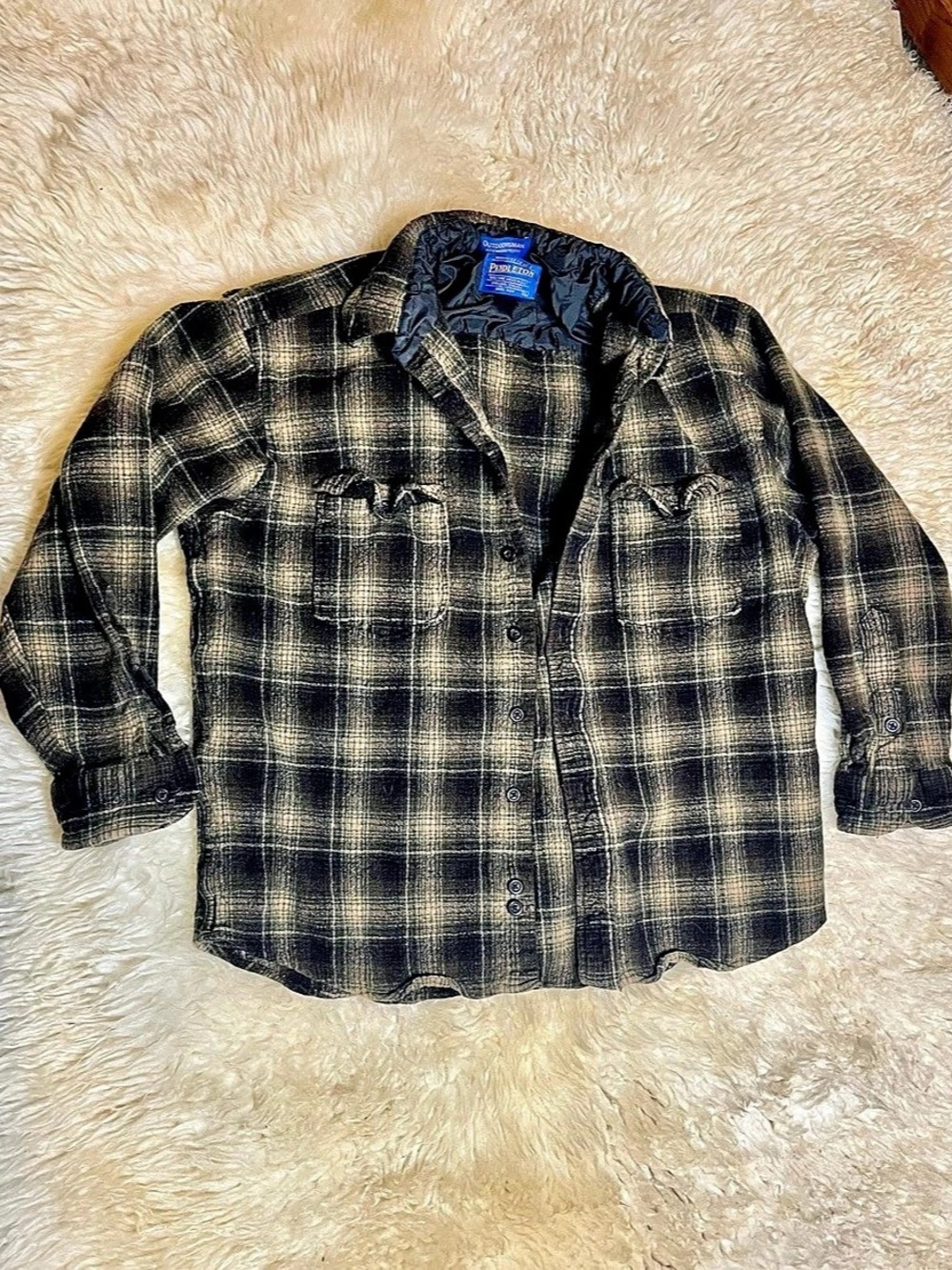 Vintage Pendleton Shirt 100% Pure Virgin Wool youth XL